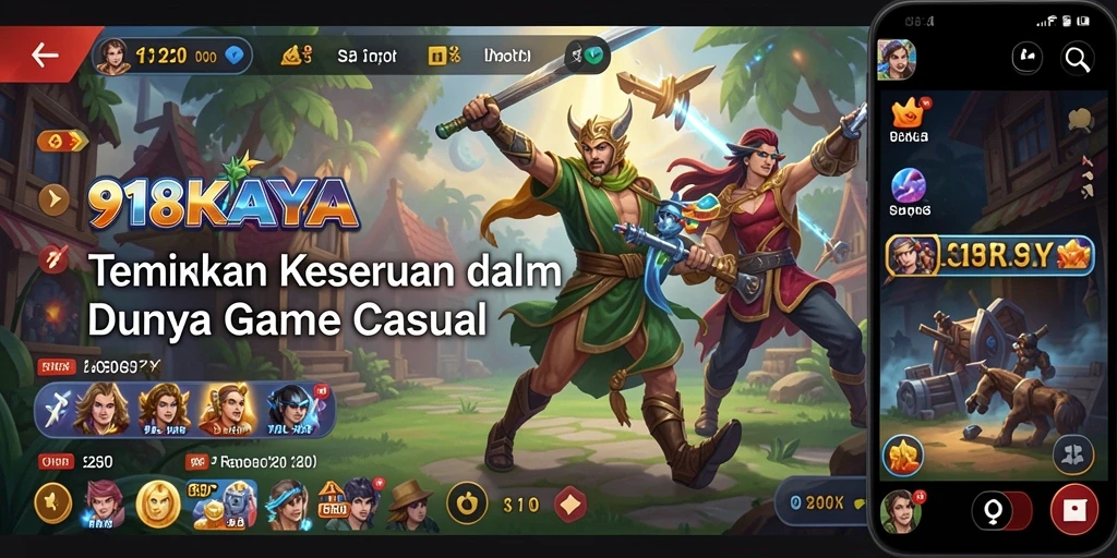 Tampilan gameplay seru dalam 918KAYA yang mengasyikkan.