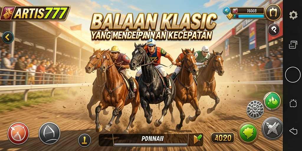 Menampilkan gameplay balapan yang seru dan grafis memukau.