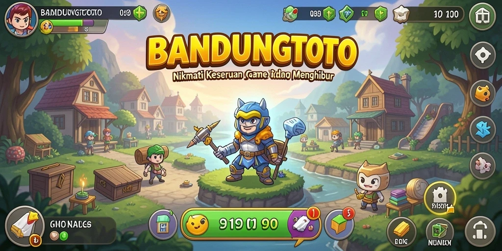 Tampilan gameplay <strong>BANDUNGTOTO</strong> yang memikat dalam genre idle.