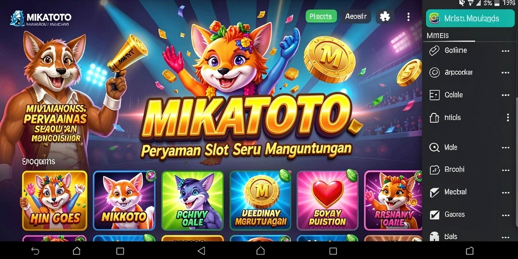 Tampilan gameplay MIKATOTO yang menarik dan menyenangkan.