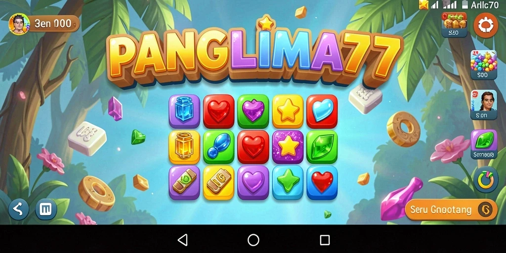 Screenshot dari gameplay PANGLIMA77 yang menarik dan seru.
