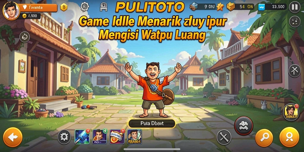 Tampilan gameplay PULITOTO yang santai dan menarik.